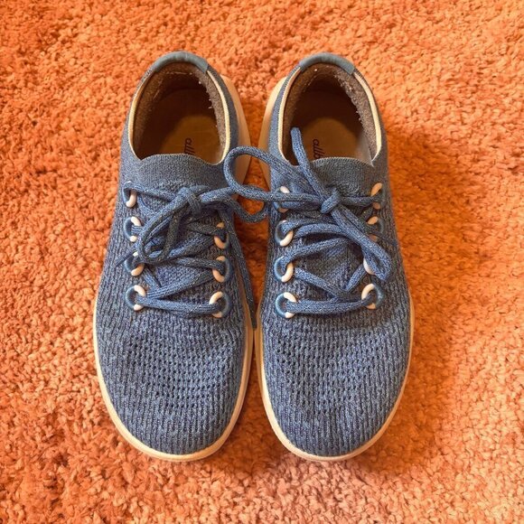 allbirds Shoes - Allbirds Women’s Tree Dasher 2 in Blue and White - Size 9